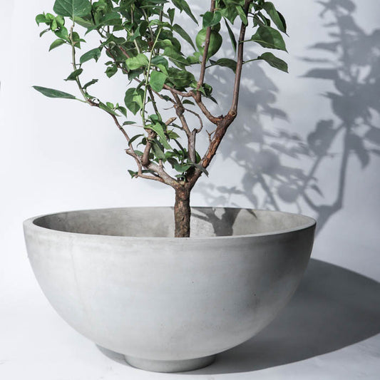 Evia Planter (Natural Grey)