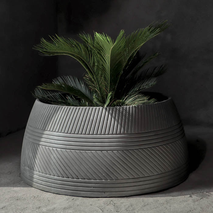 Kythira Planter (Natural Grey)