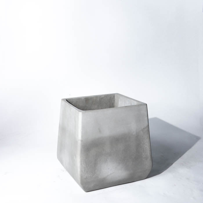 Milos Planter Medium (Natural Grey)