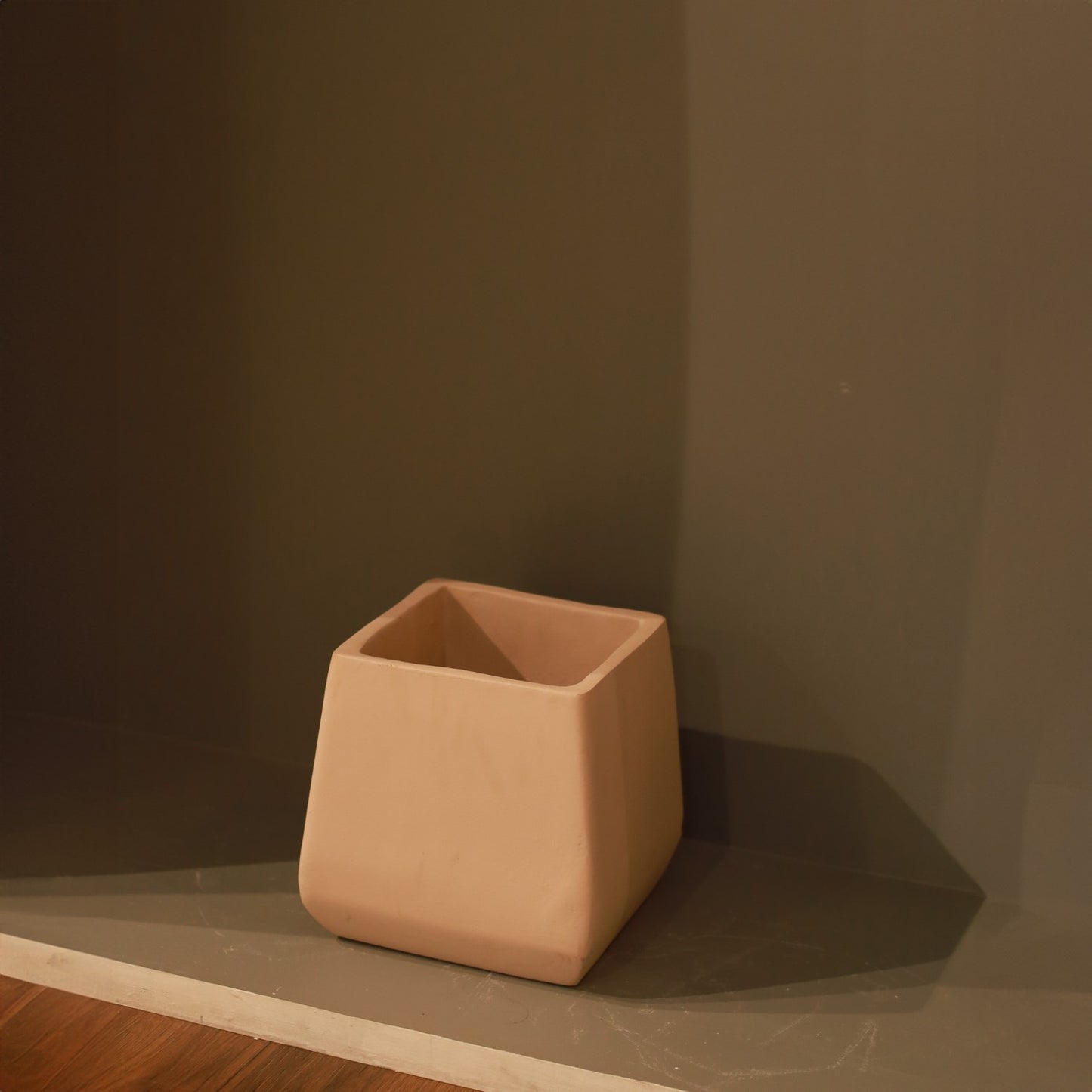 Milos Planter In Beige (Small)