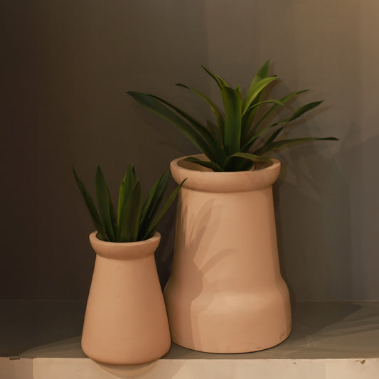 Kea Planter In Beige (Set)