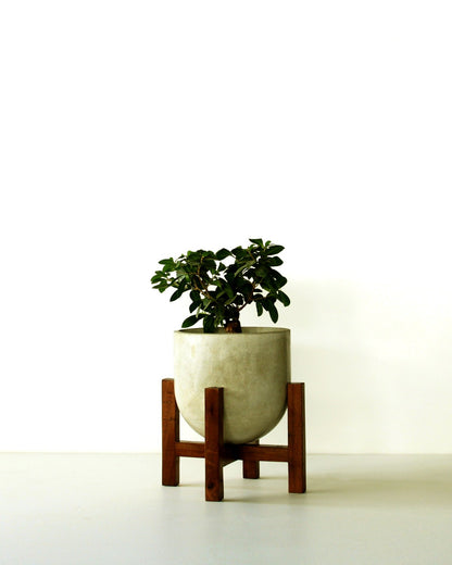 Brighton Planter (Small) With Wood Stand